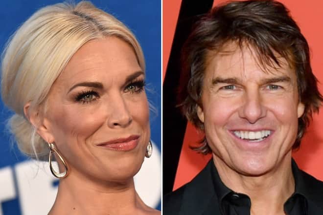 Hannah Waddingham und Tom Crusie drehen gemeinsam für «Mission: Impossible».