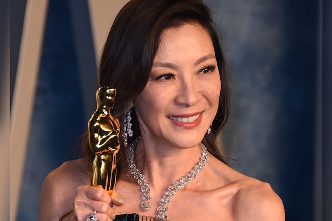 Michelle Yeoh gewann bei der Oscar-Verleihung 2023 in der Kategorie Beste Hauptdarstellerin für ihre Rolle im Film «Everything Everywhere All at Once».