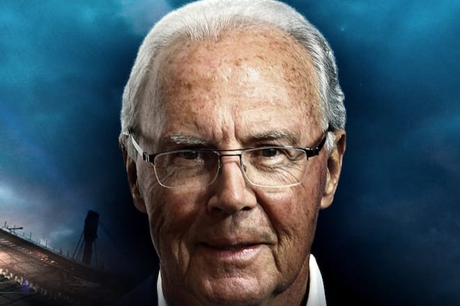 Das Titelbild des Dokumentarfilms «Beckenbauer» über den einstigen Fussball-Superstar Franz Beckenbauer.