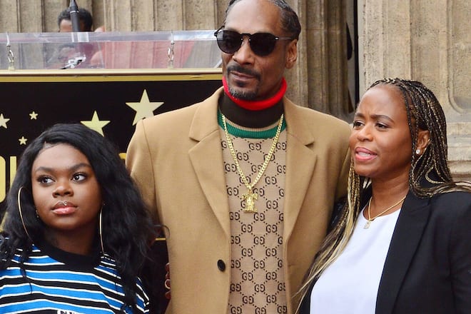 Snoop Dogg mit seiner Ehefrau Shante und seiner Tochter Cori im Jahr 2018.