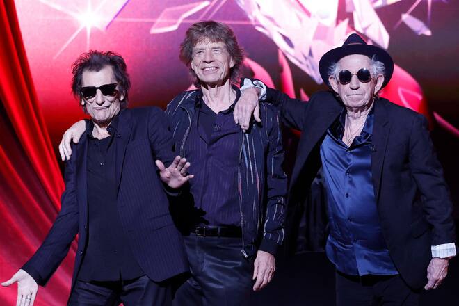 Ron Wood, Mick Jagger und Keith Richards (v.l.) sind die berühmten Rolling Stones.