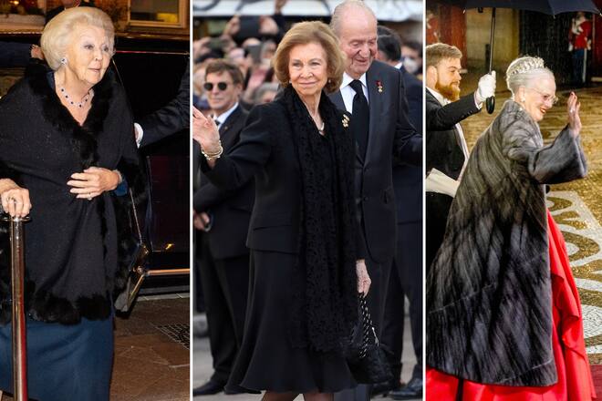 Royale Damen nach dem Abschied vom Thron: Beatrix der Niederlande, Sofia von Spanien, Margrethe von Dänemark.