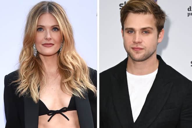 Die beiden Schauspieler Meghann Fahy und Leo Woodall lernten sich am Set der HBO-Serie «The White Lotus» kennen.