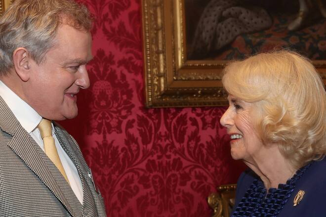 «Downton Abbey»-Earl trifft Königin: Hugh Bonneville und Camilla unterhielten sich angeregt.