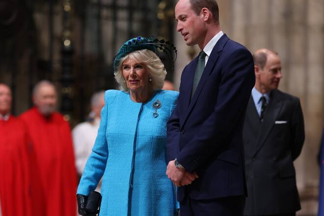 Königin Camilla und Prinz William genossen ihren gemeinsamen Auftritt beim Commonwealth Day sichtlich.