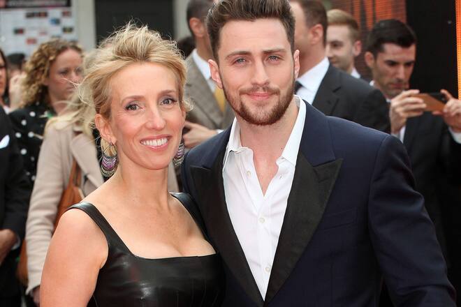 Aaron Taylor-Johnson mit seiner Gattin Sam Taylor-Johnson.
