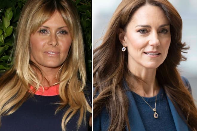 Müssen beide den Kampf mit dem Krebs aufnehmen: Nicole Eggert (li.) und Prinzessin Kate.