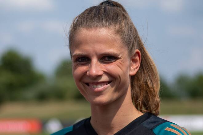 Tabea Sellner während eines öffentlichen Trainings im vergangenen Jahr.