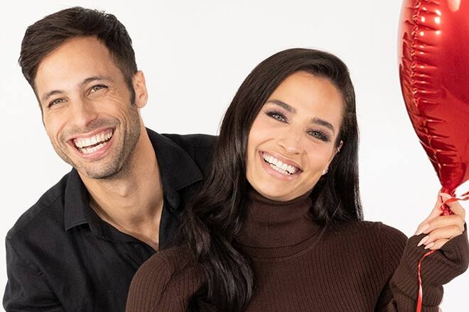 Amira Pocher mit ihrem Bruder und Podcast-Kollegen Ibrahim «Hima».