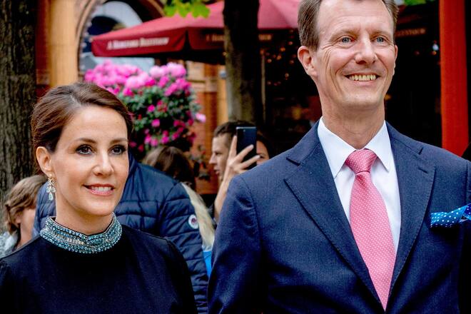 Prinz Joachim und seine Ehefrau Prinzessin Marie bei einer Gala.