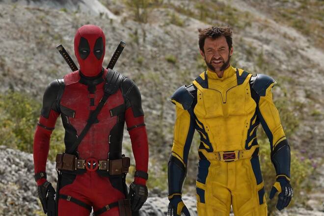 Ryan Reynolds (l.) und Hugh Jackman als Deadpool und Wolverine.