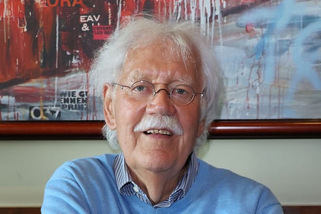 Carlo von Tiedemann bei einem Auftritt in Hamburg.