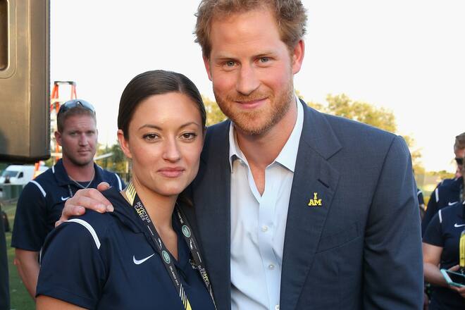Elizabeth Marks und Prinz Harry bei den Invictus Games 2016.