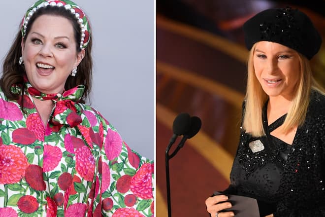 Melissa McCarthy (l.) und Barbra Streisand haben offenbar kein Problem miteinander.
