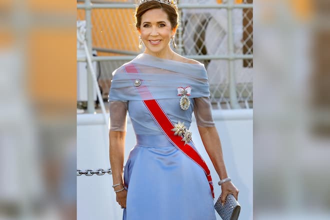 Königin Mary trug ein Kleid von Birgit Hallstein.