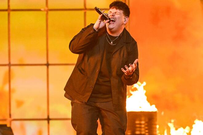 Isaak während eines Auftritts beim diesjährigen ESC in Malmö.