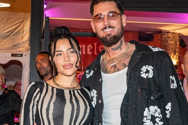 Leyla Lahouar und Mike Heiter hatten am Wochenende einen Autounfall.