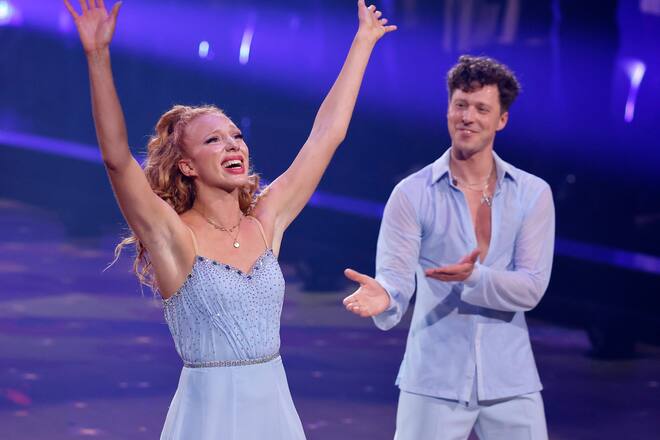 Model Anna Ermakova und Tänzer Valentin Lusin bildeten ein erfolgreiches «Let's Dance»-Duo.