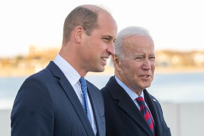 Prinz William und Joe Biden nehmen am 6. Juni in Frankreich an einer Gedenkveranstaltung zum «D-Day» teil.