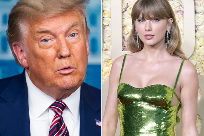 Donald Trump und Taylor Swift sind sich politisch nicht sehr nahe.