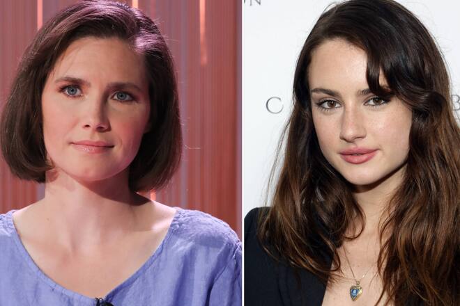 Grace Van Patten (re.) wird Amanda Knox spielen.