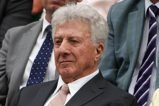 Dustin Hoffman in Wimbledon.
