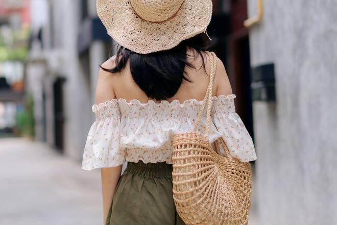 Ein Hingucker aus Naturmaterialien: Die Basket Bag ist im Sommer ein Must-have.