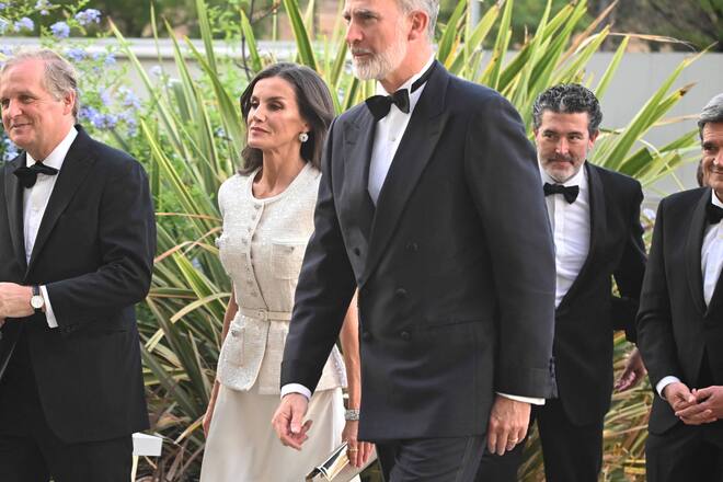 Ganz schön edel: Königin Letizia und König Felipe in Madrid.