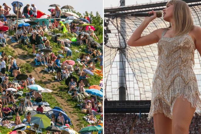 Taylor Swift sorgte an zwei Tagen für einen vollen Olympiapark in München. Mehr als 200.000 Menschen lockte sie am Wochenende an.