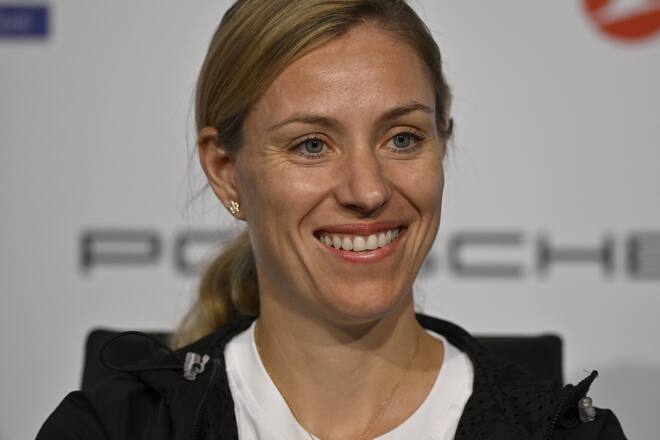 Angelique «Angie» Kerber beim Porsche Cup 2024 in Stuttgart.