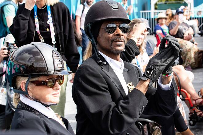 Martha Stewart und Snoop Dogg beim Dressur-Finale.