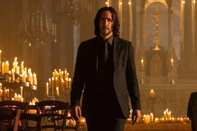Keanu Reeves spielte in bislang vier Kinofilmen den pensionierten Auftragskiller John Wick.