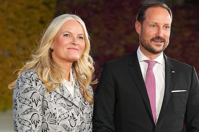 Mette-Marit und Haakon von Norwegen im November 2023 bei einem Besuch in Berlin.