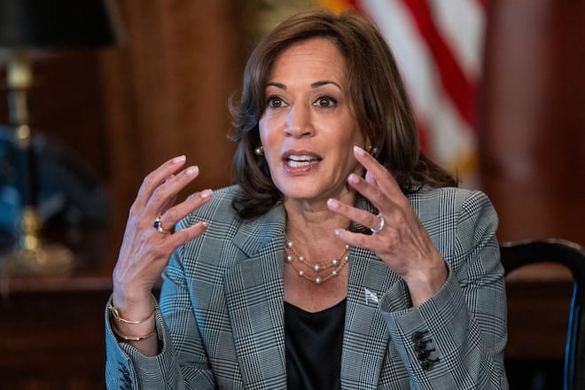 Kamala Harris will die erste US-Präsidentin werden.