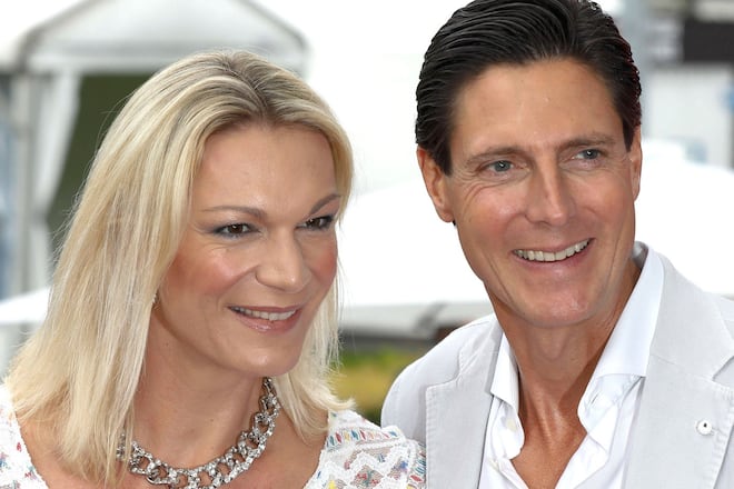 Maria Höfl-Riesch und ihre ehemaliger Partner Marcus Höfl vor wenigen Wochen in Aachen.