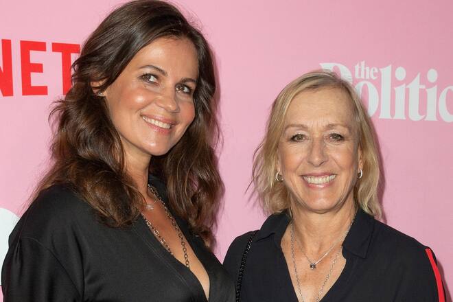 Strahlende Mütter von Adoptiv-Zwillingen: Julia Lemigova (l.) und Martina Navratilova.