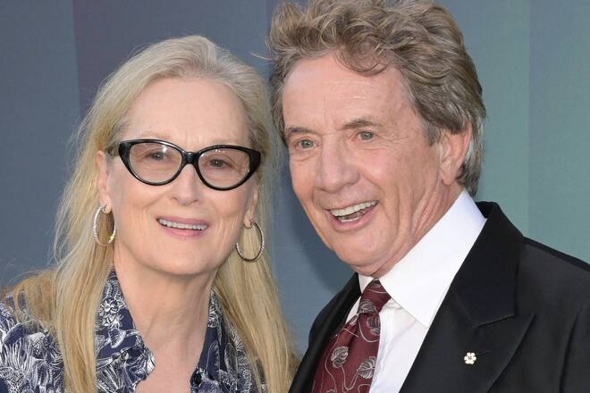 Meryl Streep und Martin Short bei der Premiere der vierten Staffel von «Only Murders in the Building».