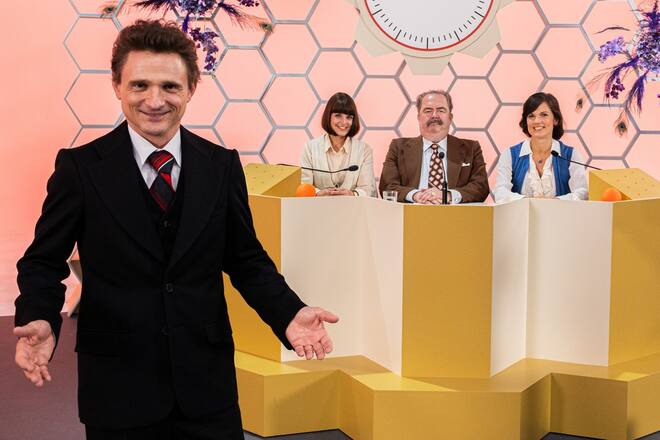 Florian Lukas (li.) als Hans Rosenthal.