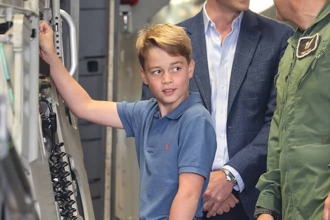 Prinz George interessiert sich schon länger fürs Fliegen.