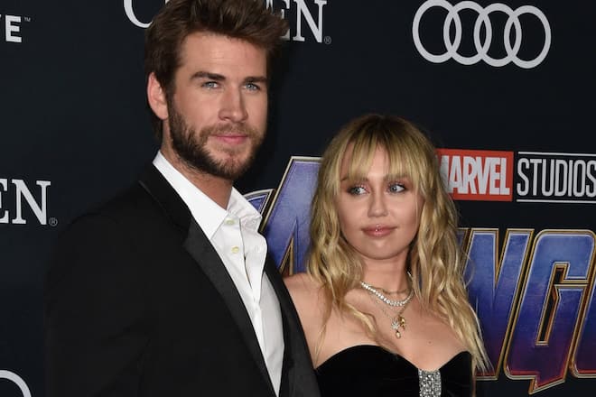 Miley Cyrus und ihr jetziger Ex-Mann Liam Hemsworth während ihrer Ehe im Jahr 2019 bei der «Avengers»-Premiere zusammen auf dem roten Teppich.