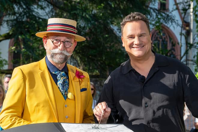 Guido Maria Kretschmer (r.) und «Bares für Rares»-Urgestein Horst Lichter.