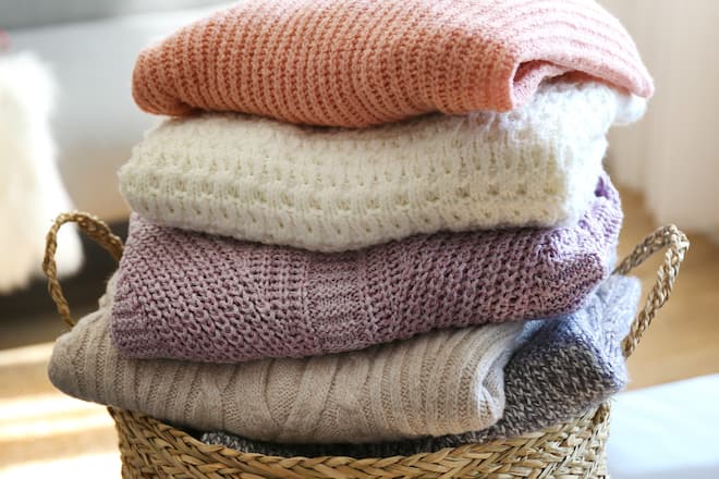 Wollpullover müssen nicht in die Waschmaschine.