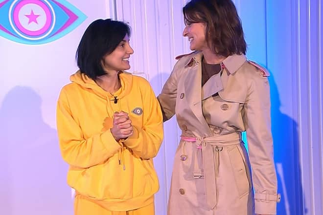 Die ausgeschiedene Mimi Fiedler (l.) mit Moderatorin Marlene Lufen.