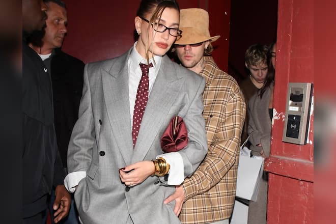 Hailey Bieber und Justin Bieber bei der Rhode-Party.