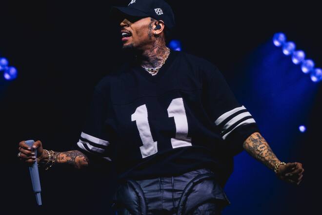 Chris Brown bei einem seiner Konzerte.