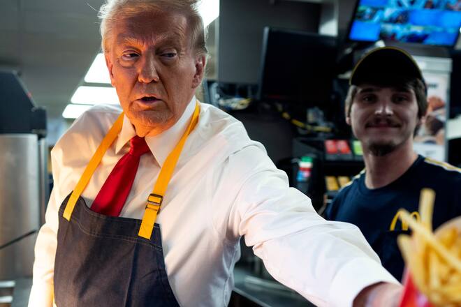 Fritten für den Wahlkampf: Donald wird zu Ronald Trump.