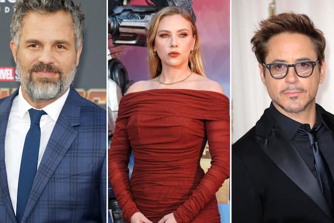 Mark Ruffalo, Scarlett Johansson und Robert Downey Jr unterstützen Kamala Harris.