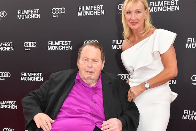 Ottfried Fischer mit seiner Ehefrau Simone.