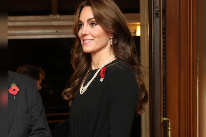 Prinzessin Kate beim Royal British Legion Festival of Remembrance in der Royal Albert Hall in London im Jahr 2023.
