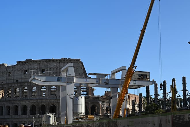 Italiens Hauptstadt Rom gleicht derzeit einer grossen Baustelle.